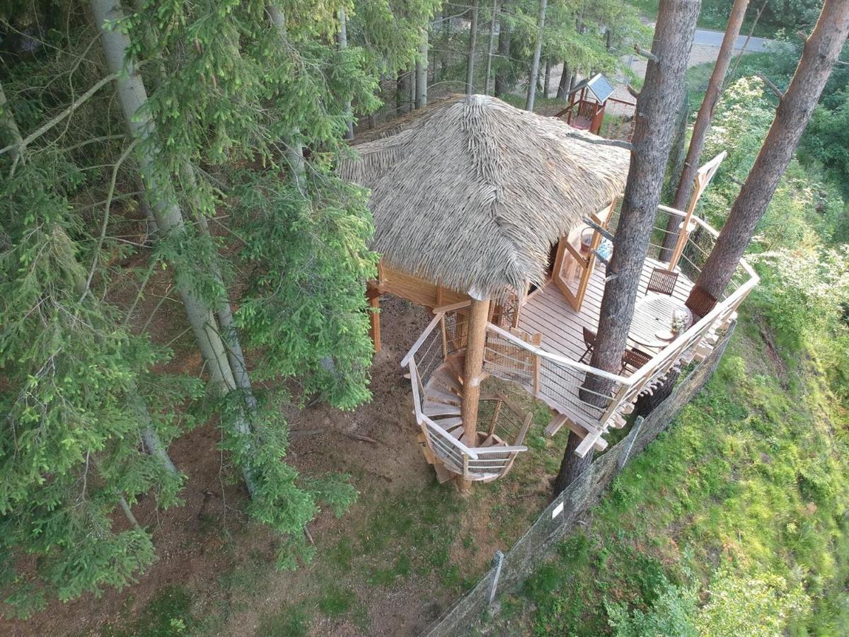 מלון Osecna Treehouse U Rybnika מראה חיצוני תמונה
